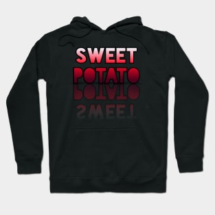 Sweet Potato - Healthy Lifestyle - Foodie Food Lover - Graphic Typography - Red Hoodie